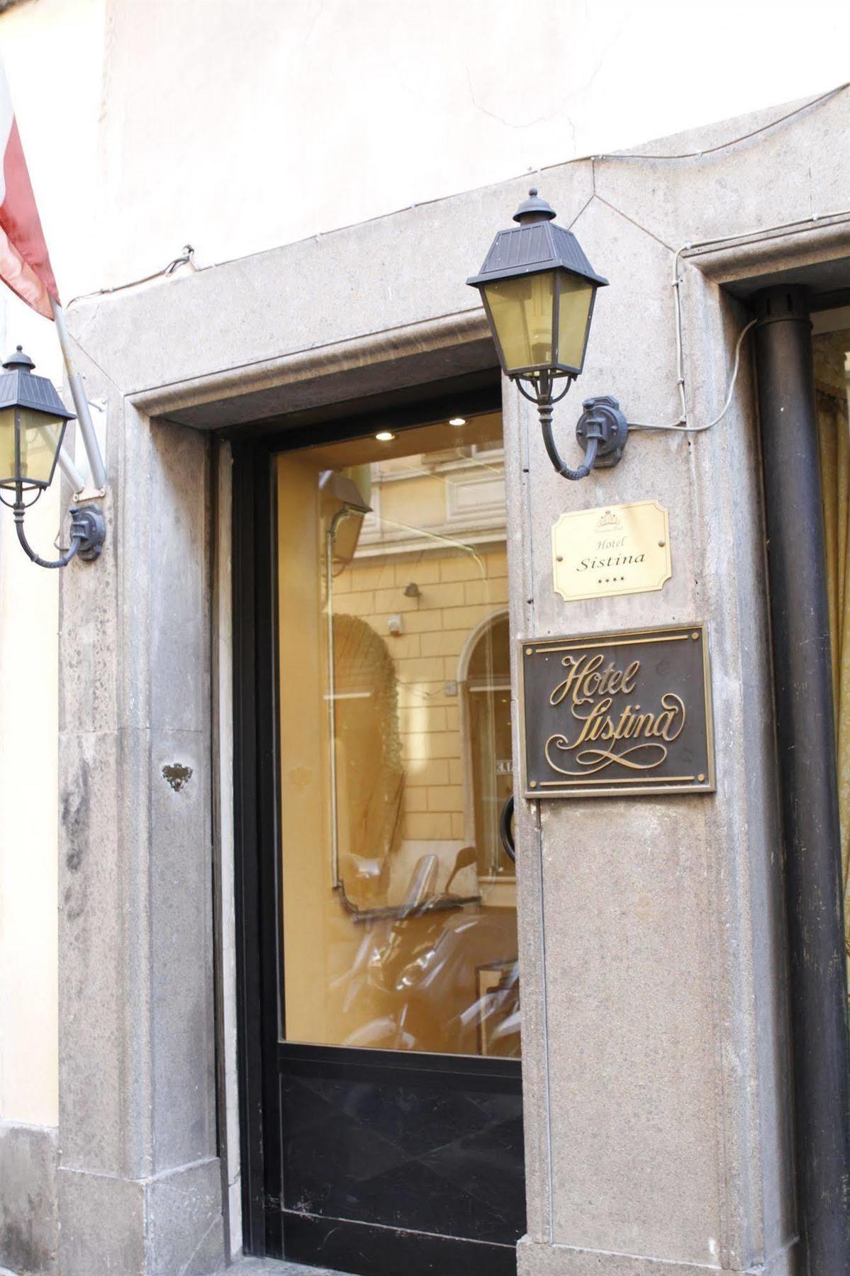 Hotel Sistina Rom Exteriör bild