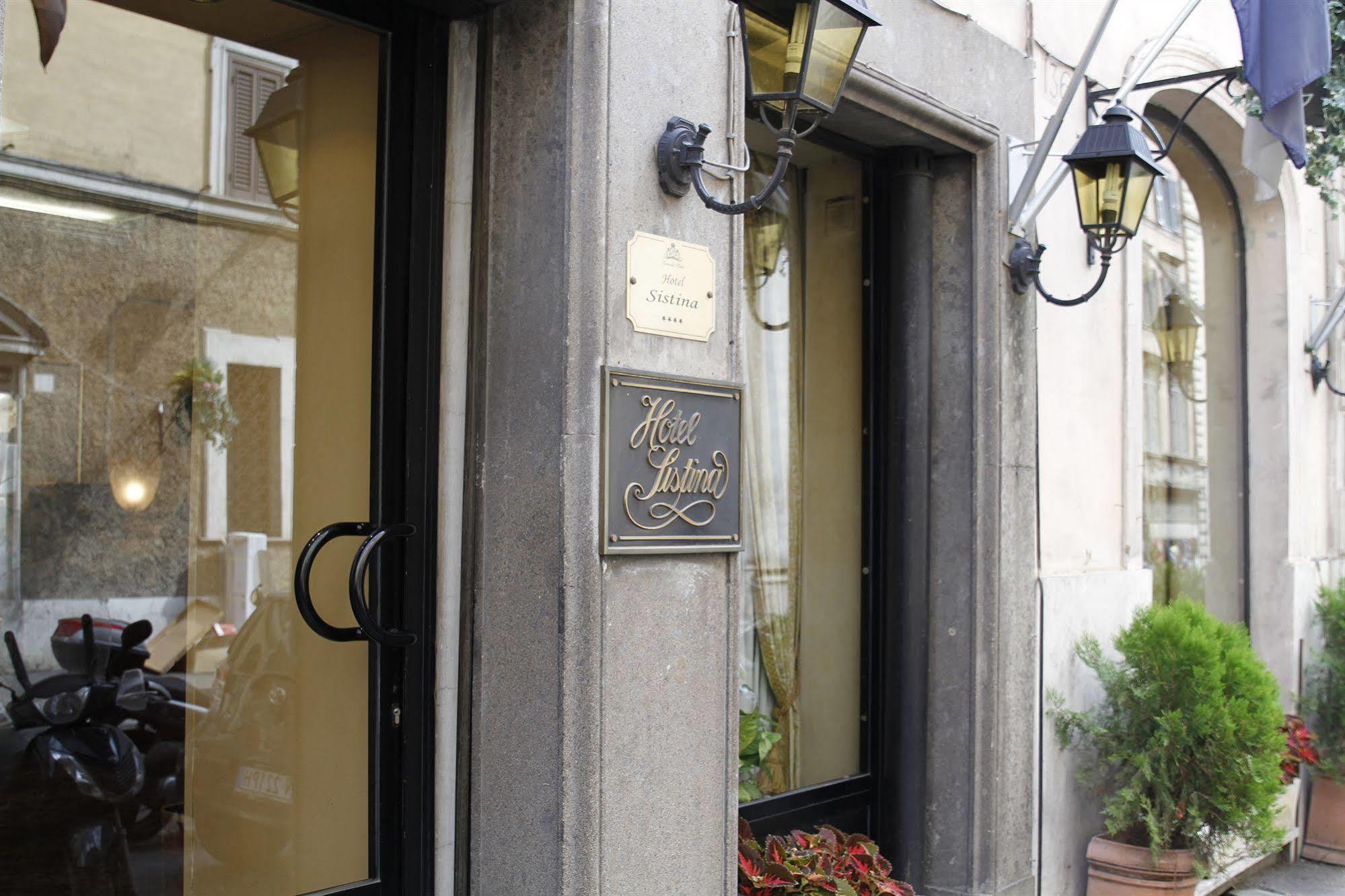 Hotel Sistina Rom Exteriör bild