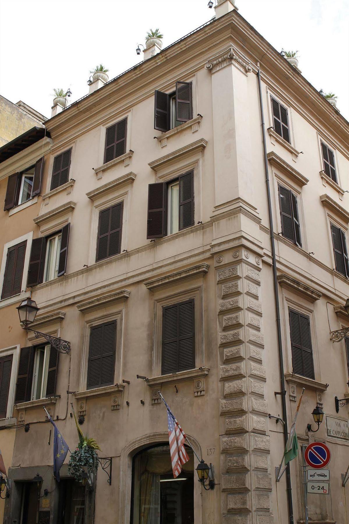 Hotel Sistina Rom Exteriör bild