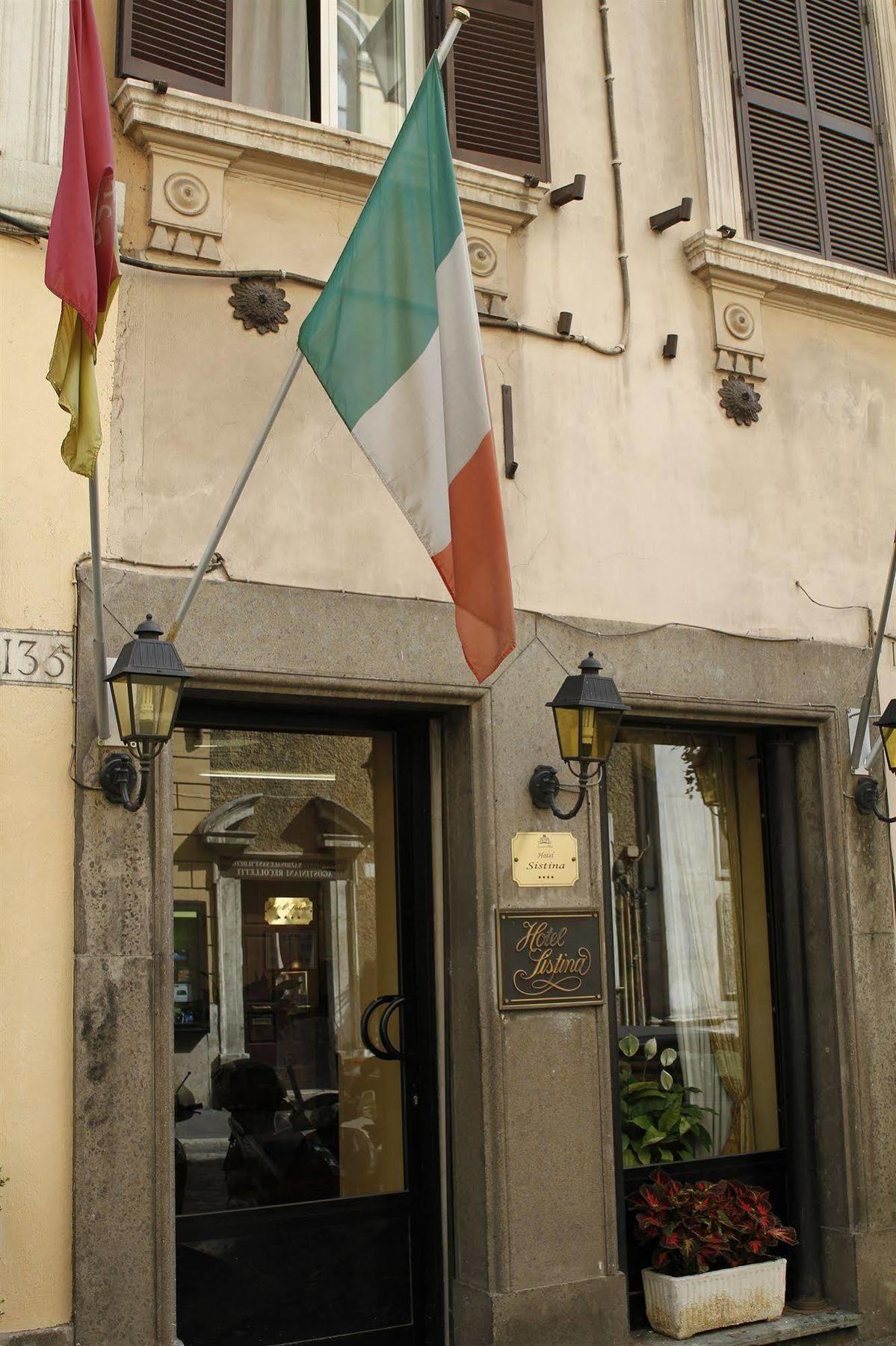 Hotel Sistina Rom Exteriör bild