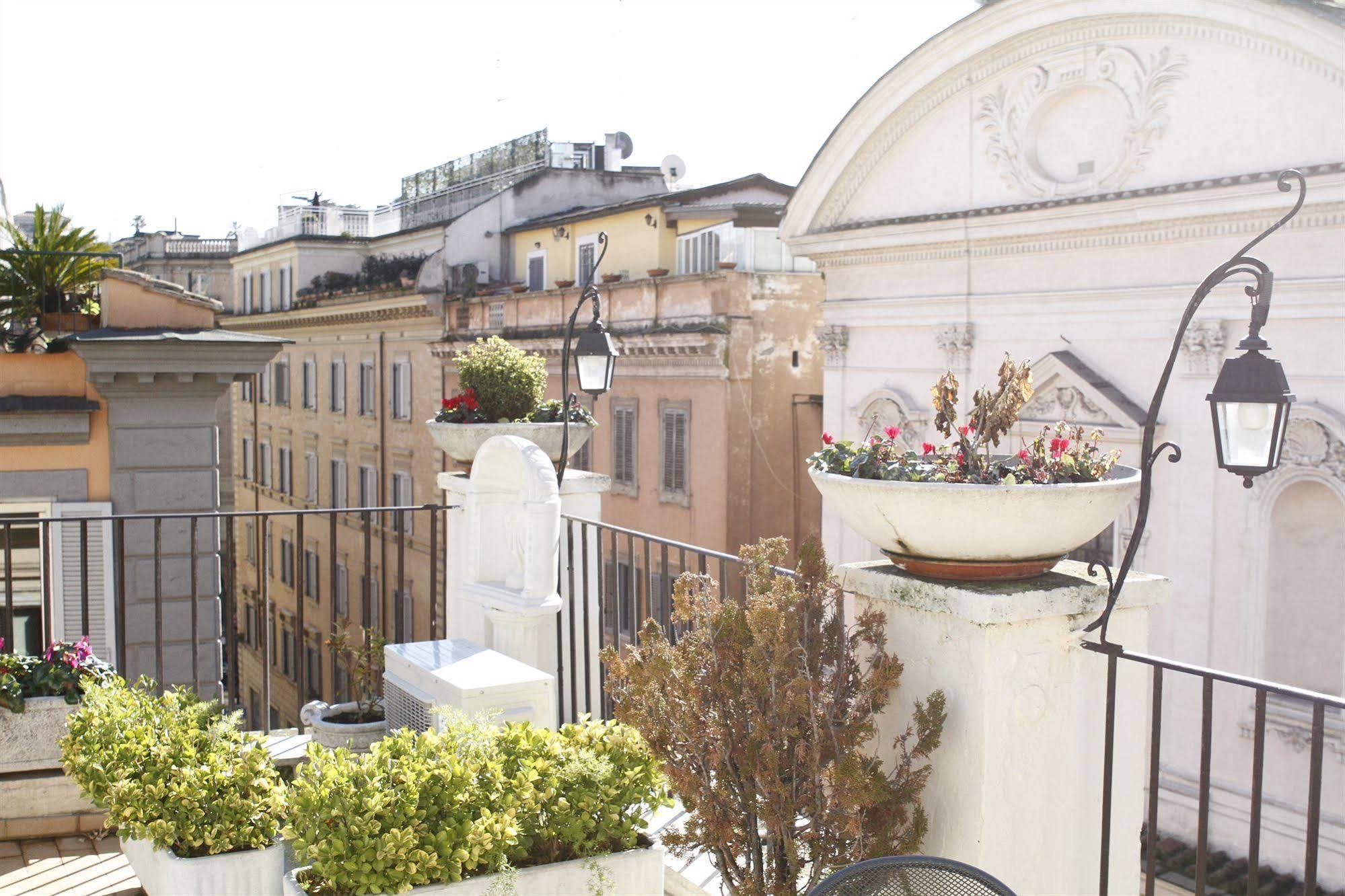 Hotel Sistina Rom Exteriör bild